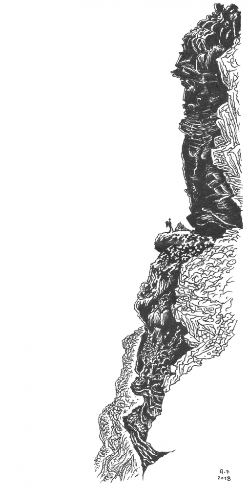 Illustration: Kritzeln + Kraxeln: Hochvogel (2.592m) 6