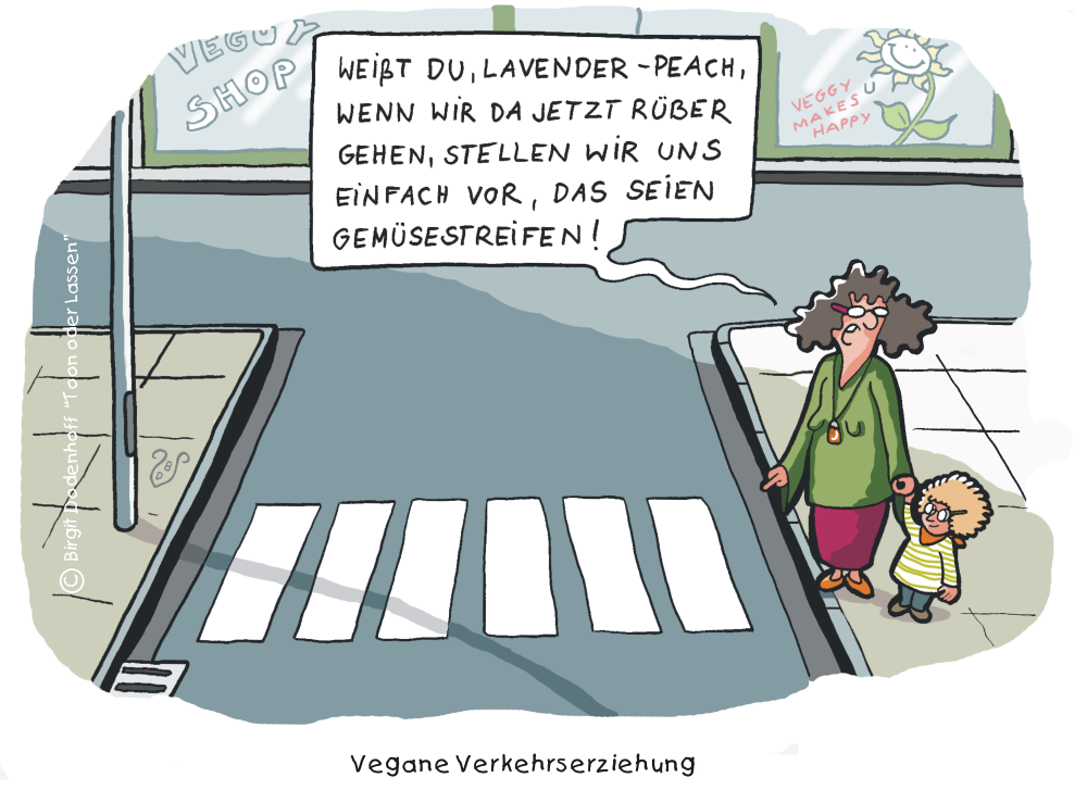 Cartoon: Gemüsestreifen 1