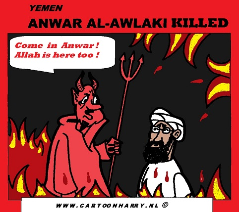 Cartoon: Anwar Al-Awlaki Killed 1