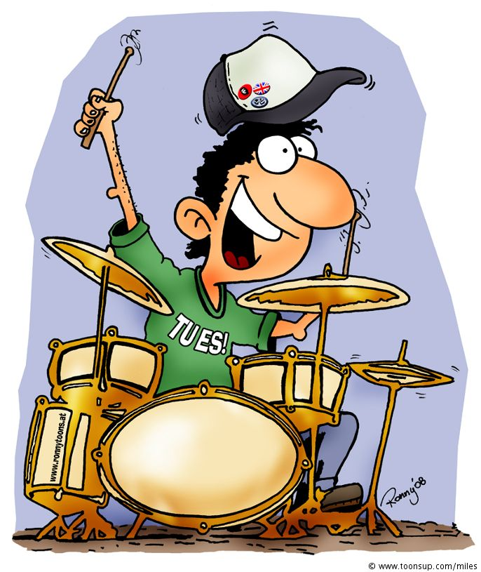 Cartoon: drummer boy - Toonsup