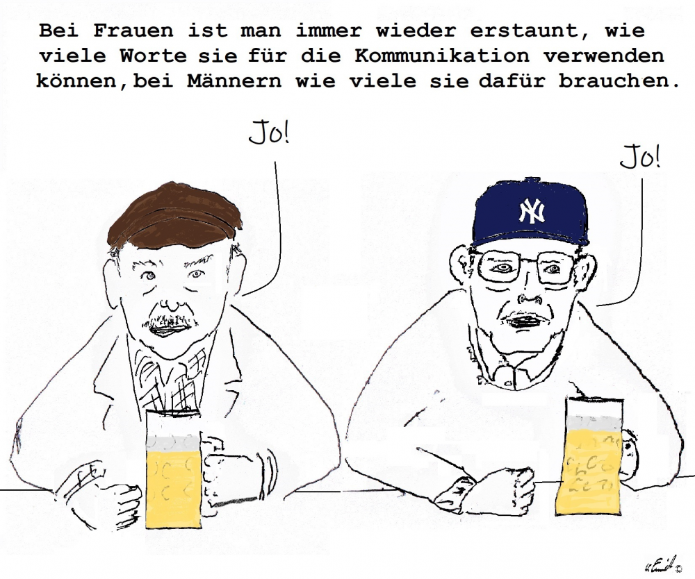 Cartoon: Worte nichts als Worte 1