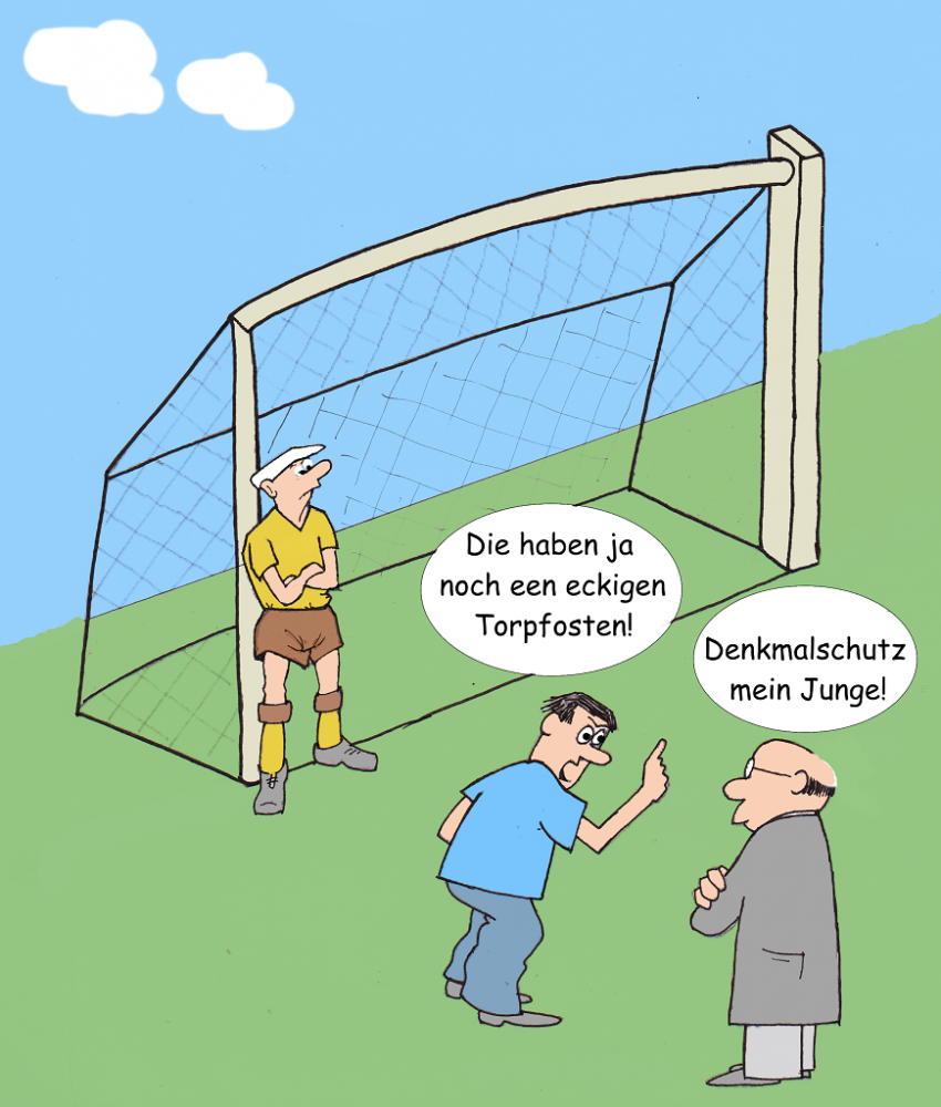 Cartoon: Fußball mit Ecken und Kan(r)ten - Toonsup