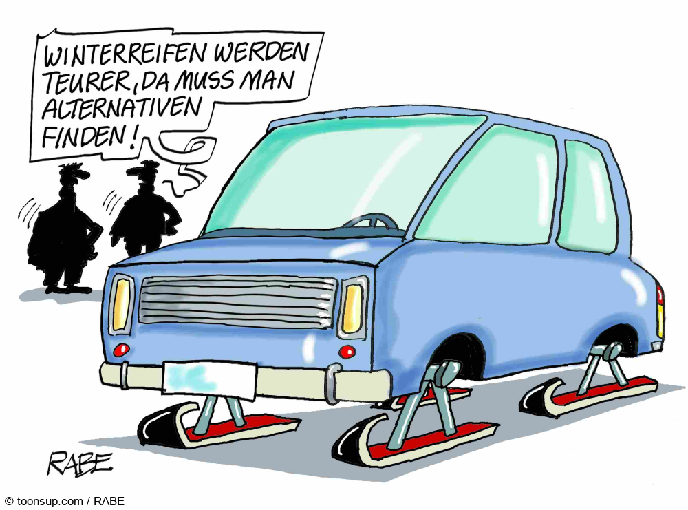 Cartoon: Reif für Reifen - Toonsup