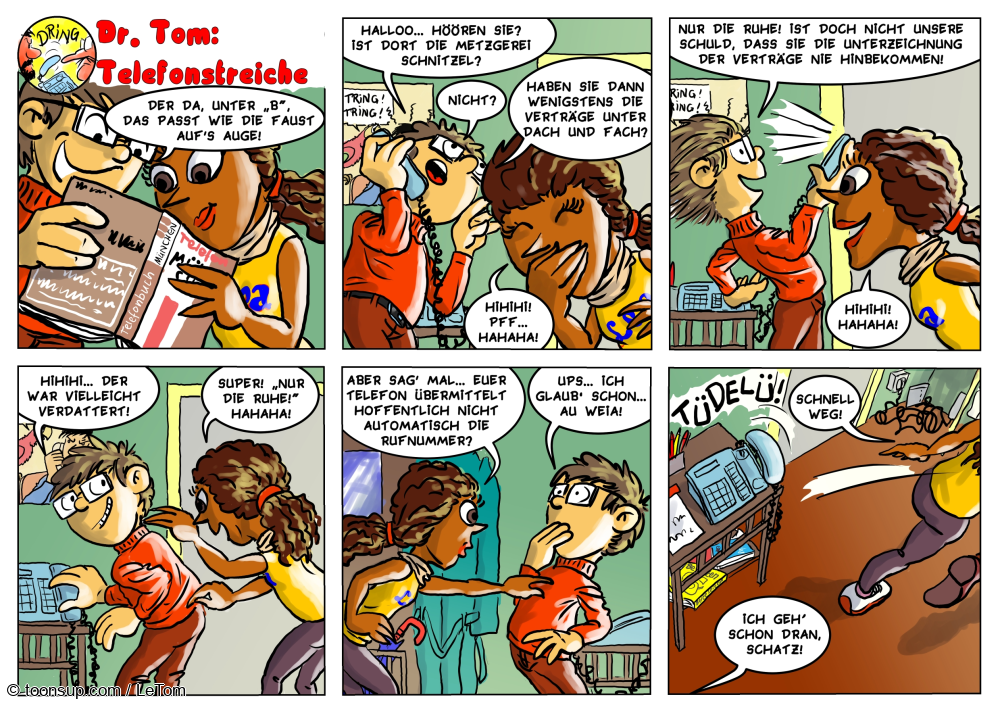 Comic: Dr Tom: Telefonstreiche - Toonsup