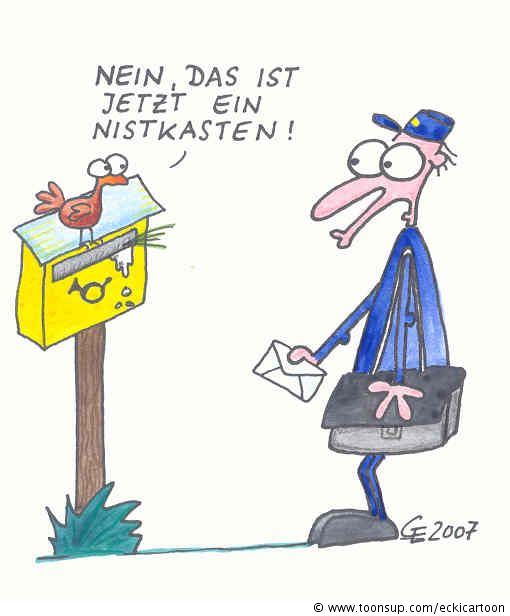Cartoon: Briefkasten - Toonsup