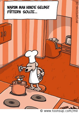 Cartoon: Hundefutter - Toonsup