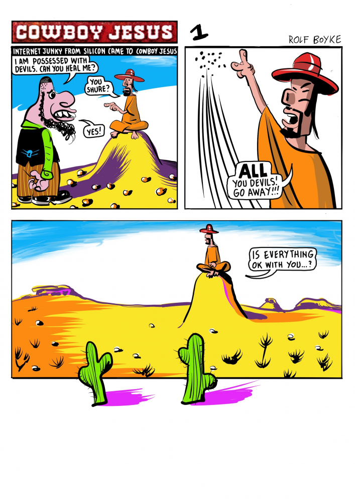 Cartoon: Cowboy Jesus    #6 12