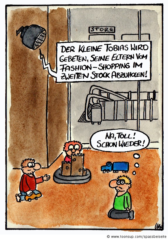 Cartoon: Fashion Shopping - Toonsup