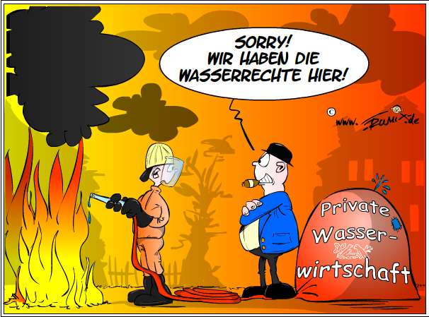 Cartoon: Alles brennt ... - Toonsup