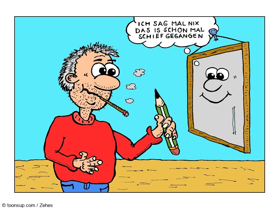 Cartoon: Blick in den Spiegel - Toonsup