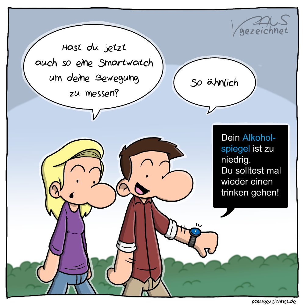 Cartoon: Smartwatch - Toonsup
